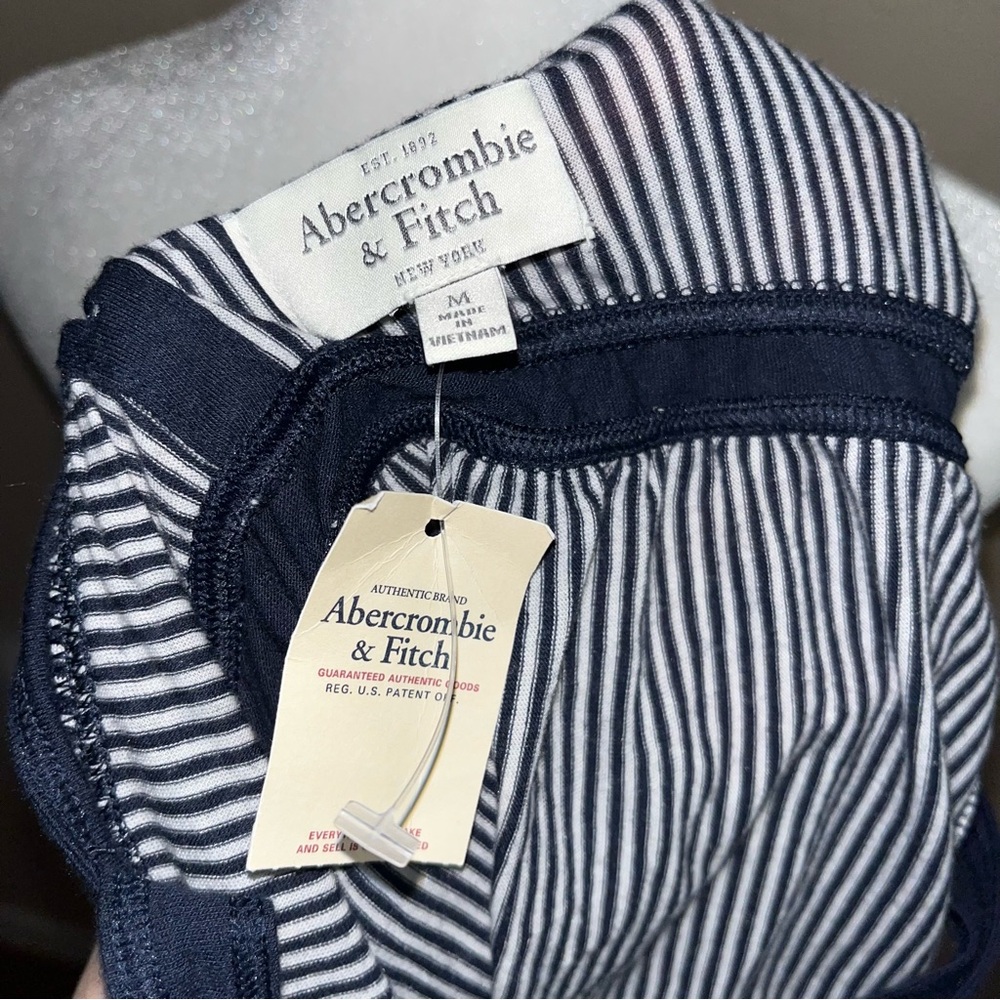 Vintage Y2K Abercrombie & Fitch 2000s Pinstriped Babydoll Tank Top - Picture 12 of 12